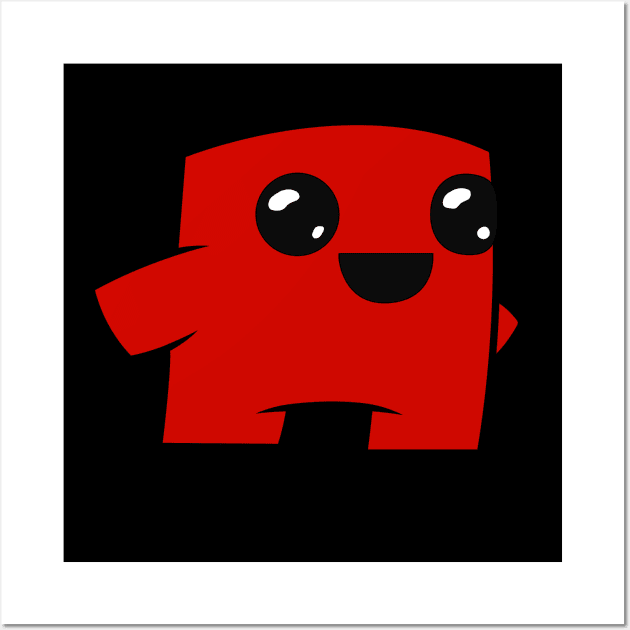 Super Meat Boy Forever Wall Art by PavelKhv